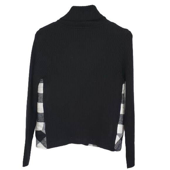 Sweater Project Black/White Plaid Blazer - Picture 2 of 7